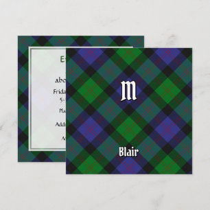 Clan Blair Tartan Einladung