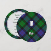 Clan Blair Tartan Einladung (Vorne/Hinten)