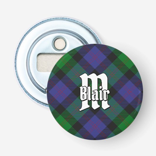Clan Blair Tartan Flaschenöffner (Vorderseite)