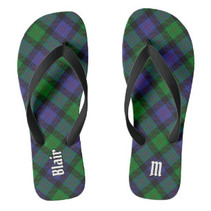 Clan Blair Tartan Flip Flops Badesandalen