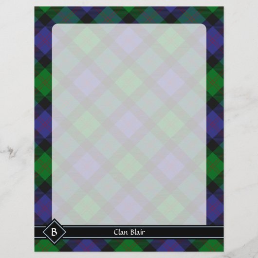 Clan Blair Tartan Flyer (Vorne)