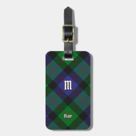 Clan Blair Tartan Gepäck Tag Gepäckanhänger