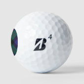 Clan Blair Tartan Golf Balls Golfball (Logo)
