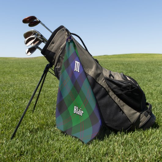 Clan Blair Tartan Golf Towel Golfhandtuch (Gras)
