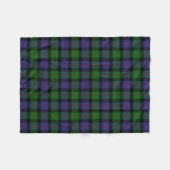 Clan Blair Tartan Kariert Fleecedecke (Vorderseite (Horizontal))