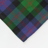 Clan Blair Tartan Kariert Fleecedecke (Ecke)