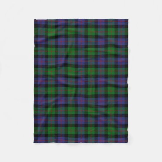 Clan Blair Tartan Kariert Fleecedecke (Vorderseite)