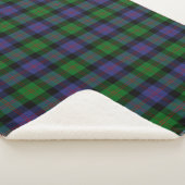 Clan Blair Tartan Kariert Sherpadecke (3/4)