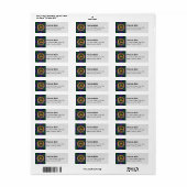 Clan Blair Tartan Label (Vorne)