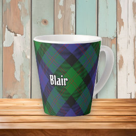 Clan Blair Tartan Latte Tasse