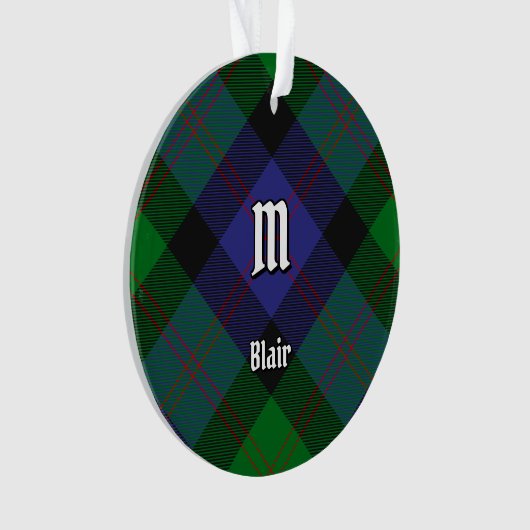 Clan Blair Tartan Ornament (Vorderseite)