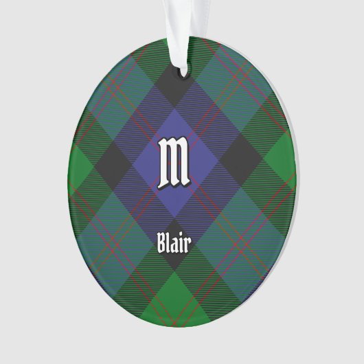 Clan Blair Tartan Ornament (Vorderseite)