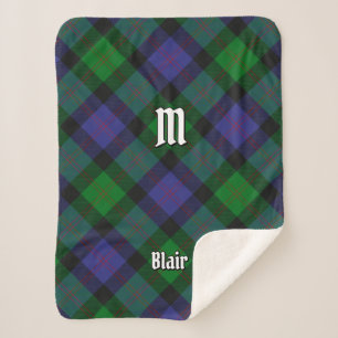 Clan Blair Tartan Sherpa Blanket Sherpadecke