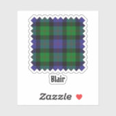 Clan Blair Tartan Sticker (Blatt)