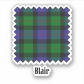 Clan Blair Tartan Sticker (Vorderseite)