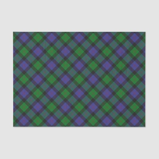 Clan Blair Tartan Tissue Paper Seidenpapier (Vorderseite)