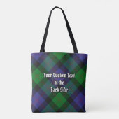 Clan Blair Tartan Tote Bag Tasche (Rückseite)