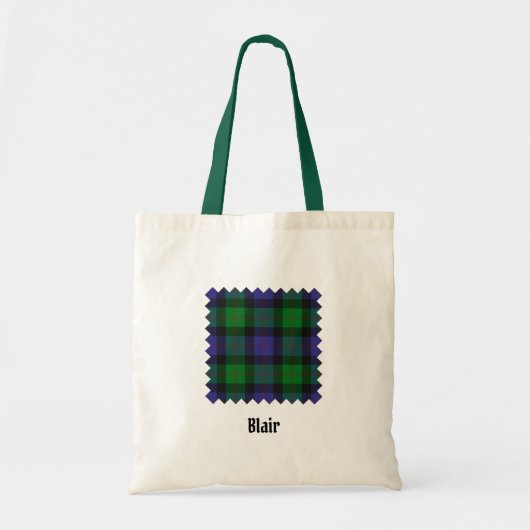 Clan Blair Tartan Tote Bag Tragetasche (Vorne)