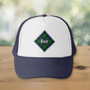 Clan Blair Tartan Trucker Hat Truckerkappe