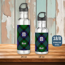 Clan Blair Tartan Wasserflasche aus Edelstahl Edelstahlflasche