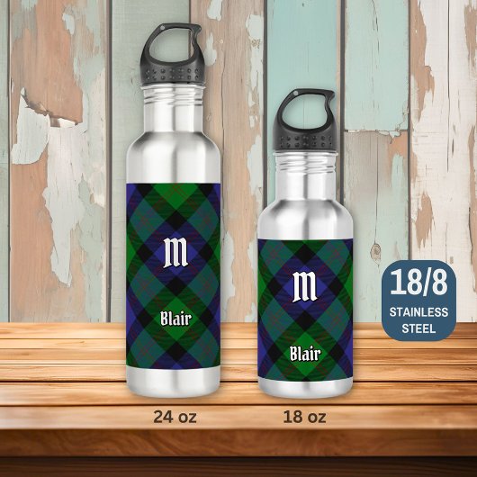 Clan Blair Tartan Wasserflasche aus Edelstahl Edelstahlflasche