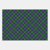 Clan Blair Tartan Wrapping Paper Sheets Geschenkpapier Set (Vorderseite 2)