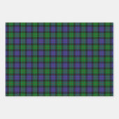 Clan Blair Tartan Wrapping Paper Sheets Geschenkpapier Set (Vorderseite)