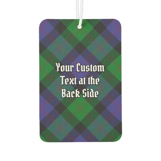 Clan Blair Wappen Air Freshener Autolufterfrischer (Rückseite)