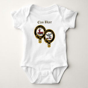 Clan Blair Wappen mit Name Baby Jumper Baby Strampler