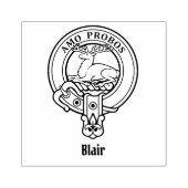 Clan Blair Wappen Rubber Briefmarke Gummistempel (Prägung)
