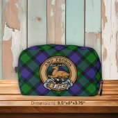 Clan Blair Wappen über Tartan Waschbeutel