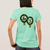 Clan Blair Woman's Ringer Front and Back T-Shirt (Rückseite)