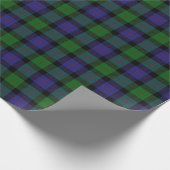 Clan-BlairScottishTartan Geschenkpapier (Ecke)