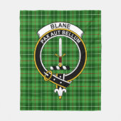 Clan Blane Tartan Kariert Fleecedecke (Vorderseite)