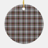 Clan Borthwick Abzeichen Tartan Kariert Keramik Ornament (Hinten)