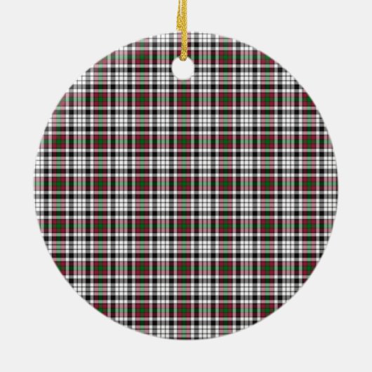 Clan Borthwick Tartan Keramik Ornament (Hinten)