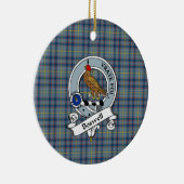 Clan Boswell Abzeichen Tartan Kariert Keramik Ornament (Rechts)