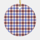 Clan Boswell Modern Tartan Keramik Ornament (Vorne)