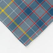 Clan Boswell Tartan Kariert Fleecedecke (Ecke)