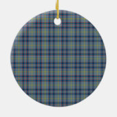 Clan Boswell Tartan Keramik Ornament (Hinten)