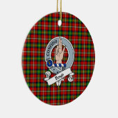 Clan Boyd Abzeichen Tartan Kariert Keramik Ornament (Rechts)