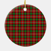 Clan Boyd Abzeichen Tartan Kariert Keramik Ornament (Hinten)