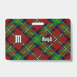 Clan Boyd Tartan Ausweis