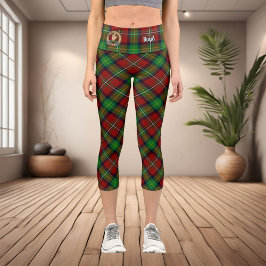 Clan Boyd Tartan Capri Leggings