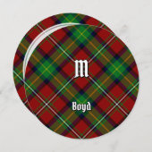 Clan Boyd Tartan Einladung (Vorne/Hinten)