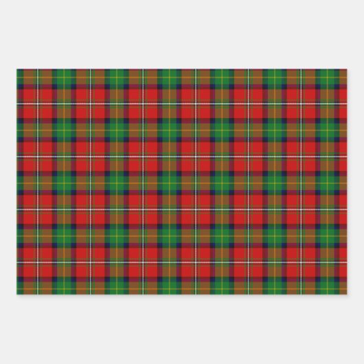 Clan Boyd Tartan Geschenkpapier Set (Vorderseite)