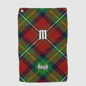 Clan Boyd Tartan Golfhandtuch (Vorderseite)
