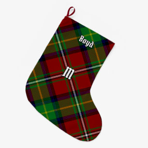 Clan Boyd Tartan Großer Weihnachtsstrumpf