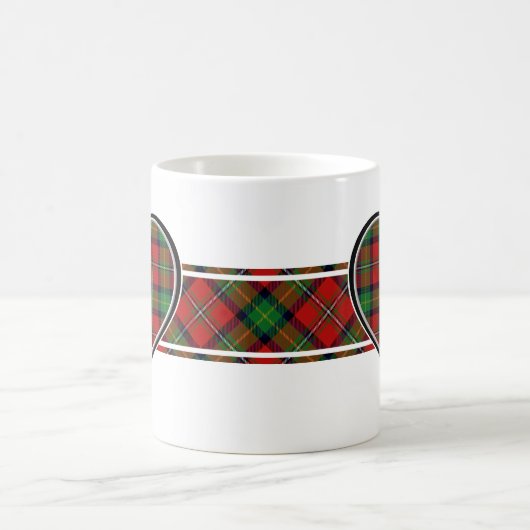 Clan Boyd Tartan Heart Kaffeetasse (Mittel)