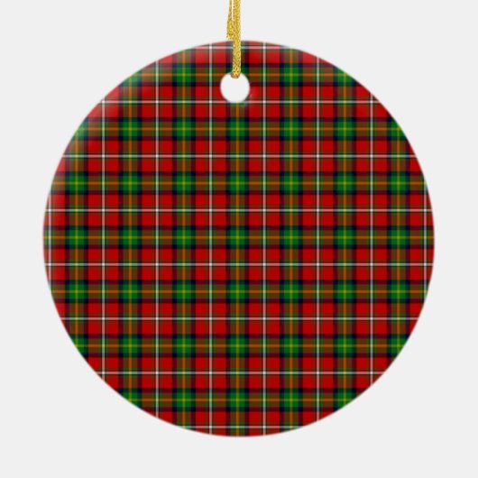 Clan Boyd Tartan Keramik Ornament (Hinten)
